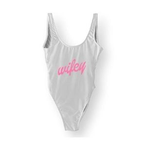 Wifey one piece swim suit